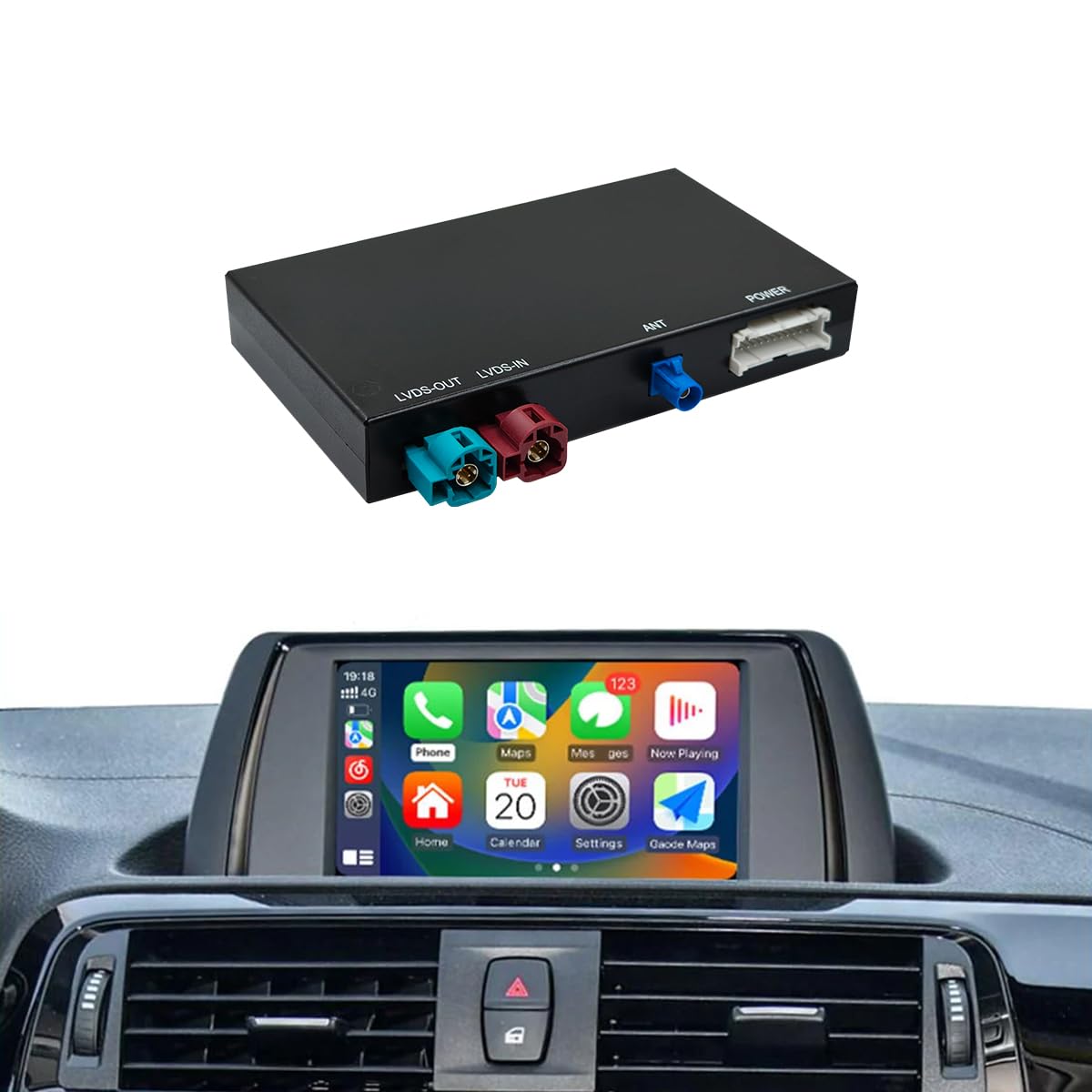 Wireless CarPlay/Android Auto Adapter for BMW NBT 3/4/5/6/7 Series Wireless CarPlay/Android Auto Adapter for BMW NBT 3/4/5/6/7 Series